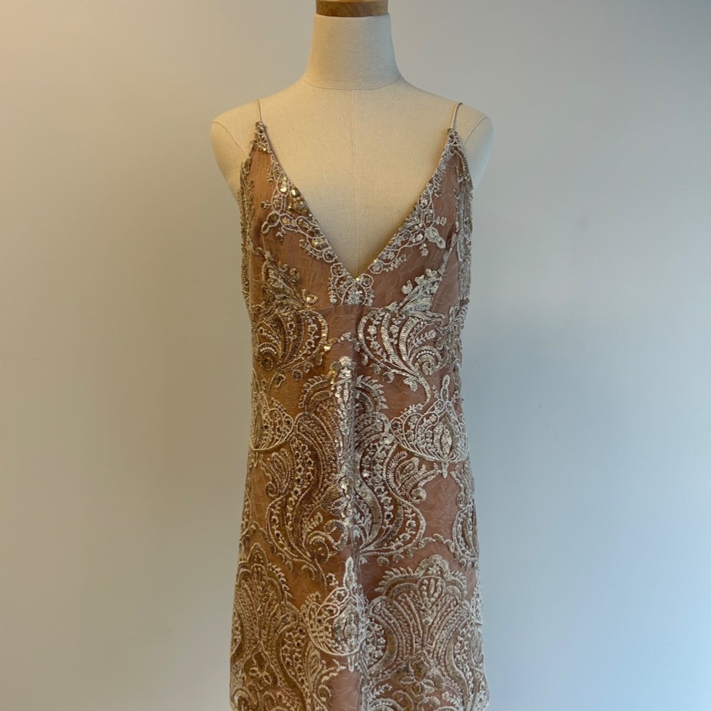 Free People Night Shimmers Mini Dress - Picture 2 of 4